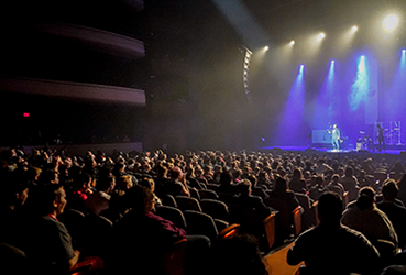 Audience of a musical performance in the Schuster Center Meade Theatre