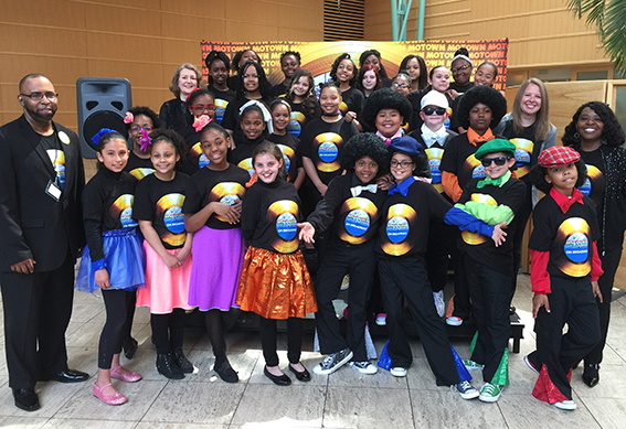 Motown Project students group photo