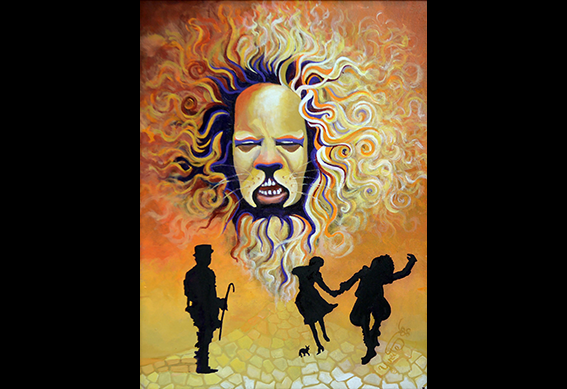 Ted Ross Painting by Yvette Dalton