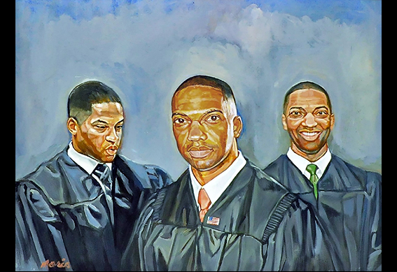 Judge Gerald Parker by Morris Howard